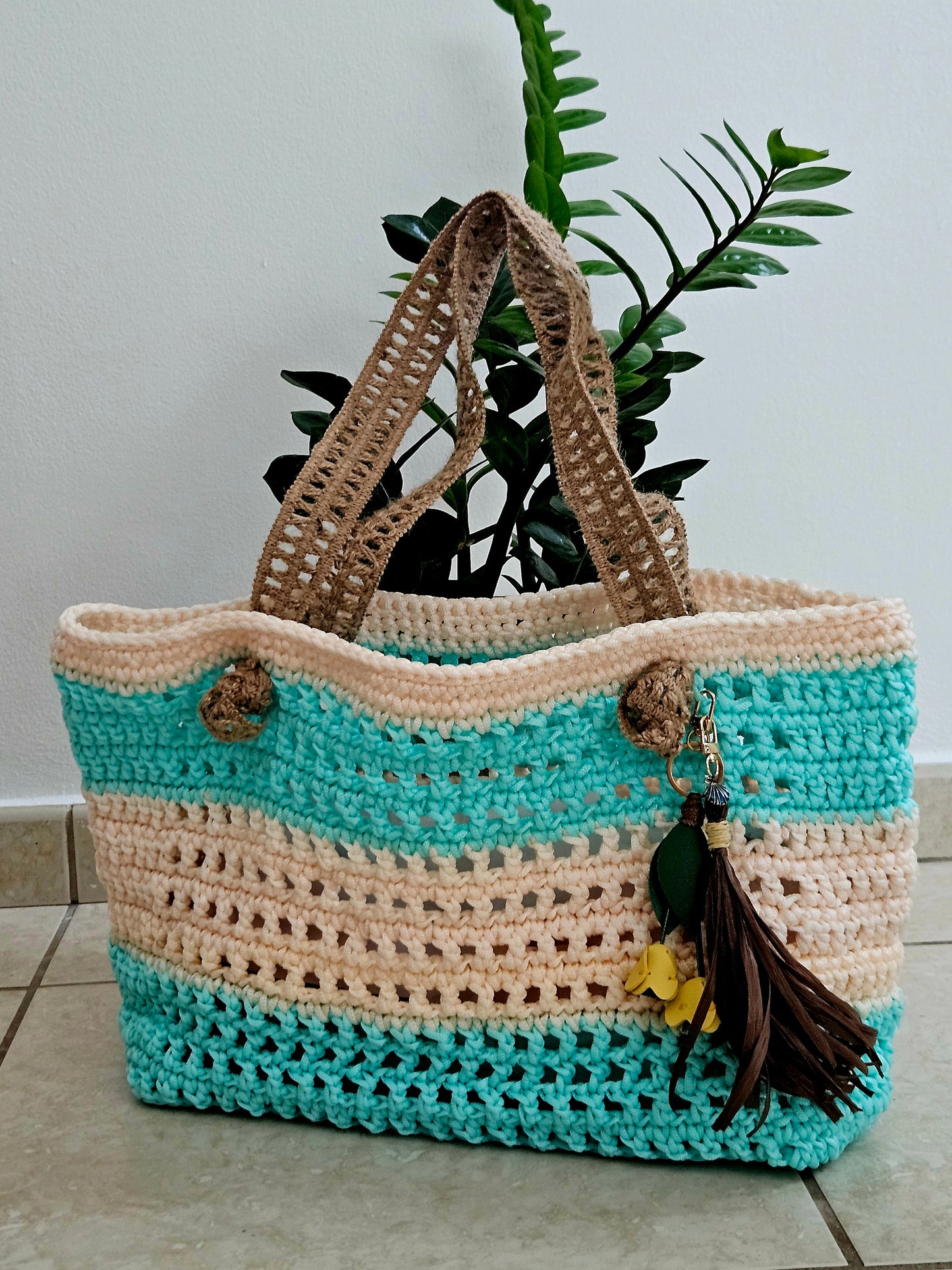 Large tote beach bag