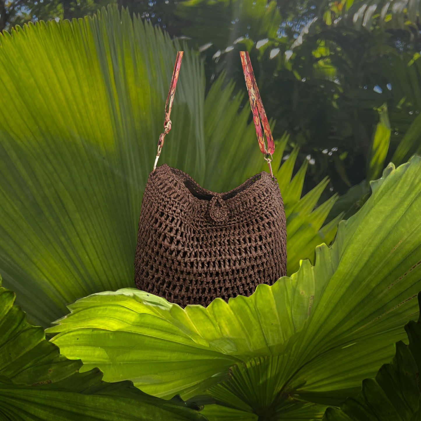 Raffia summer bag